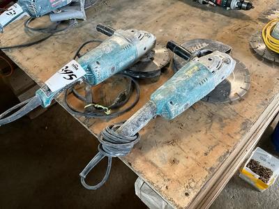 Übersichtsbild von makita angle grinder (2x)